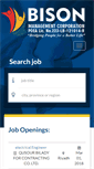 Mobile Screenshot of bisonjobs.com